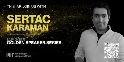 Golden Speaker Series: Sertac Karaman thumbnail