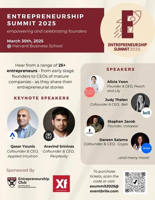 Entrepreneurship Summit 2025 @ Harvard Business School thumbnail